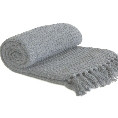 Lifestyle by Emma Barclay Honeycomb Throw 127x152 – Silver @HOG - Home Office Garden Online Marketplace