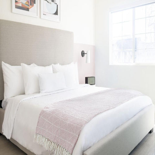 Lifestyle by Emma Barclay Zahra Throw 127x152 – Blush Pink @HOG - Home Office Garden Online Marketplace