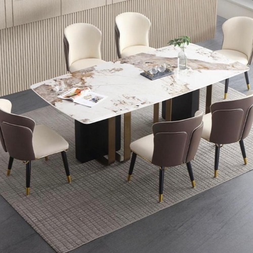 Light Luxury Marble Dining Table @HOG - Home Office Garden Online Marketplace