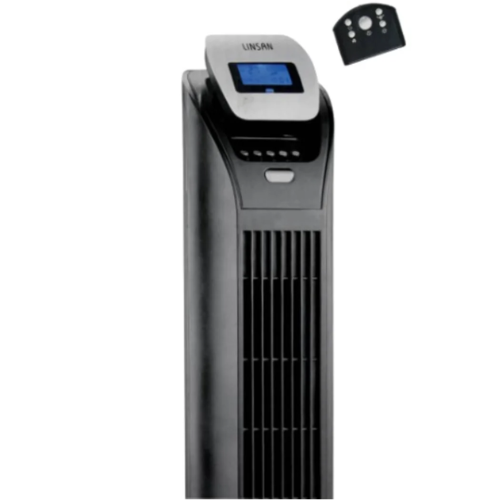 Linsan LCD Tower Fan with Ionizer & Remote Control @HOG - Home, Office, Garden, Online Marketplace