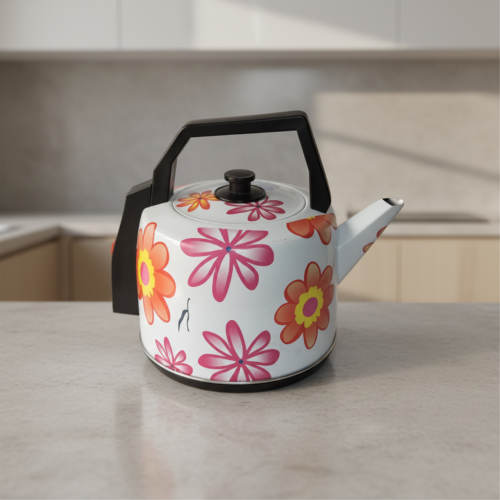 Linsan Stainless Steel Flowered Electric Kettle - 5L @HOG - Home, Office, Garden, Online Marketplace