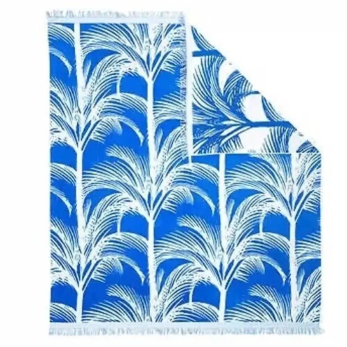 Loft Oversized Beach Towel For Two – Blue & White - 72" X 84" @HOG - Home, Office, Garden, Online Marketplace