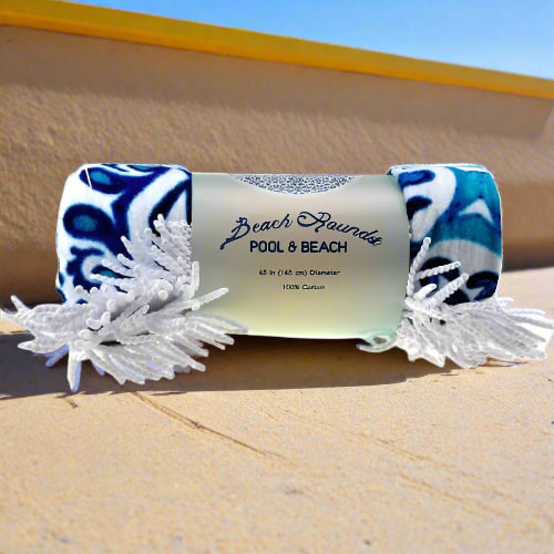 Loftex Loft Pool & Beach Rounds - 65" Diameter - Morocco - 1 Cotton. Home Office Garden | HOG-HomeOfficeGarden | online marketplace