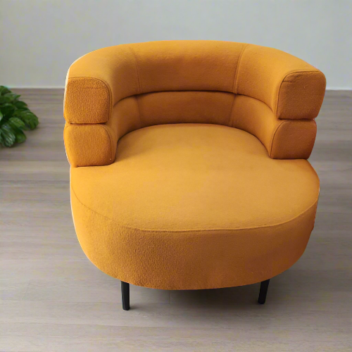 Luna Curve Upholstered Lounge Chair. Home Office Garden | HOG-HomeOfficeGarden | online marketplace