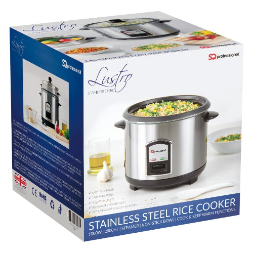 Lustro Rice Cooker + Steamer 2.8L 9167 @HOG - Home, Office, Garden, Online Marketplace