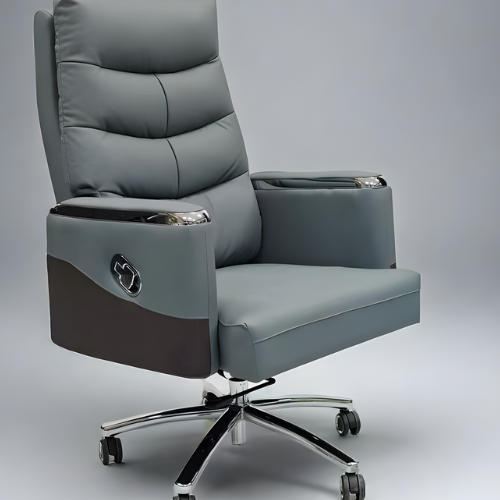 Luxury Executive Office Chair with 3D Lumbar Support and Aluminum Alloy Base @HOG - Home, Office, Garden, Online Marketplace