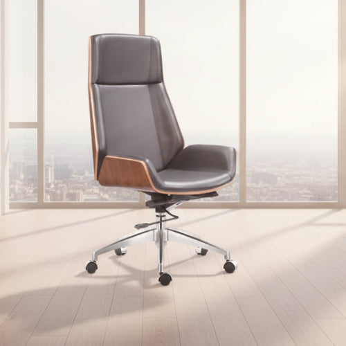 Mabelline Wood High Back Executive Swivel. @HOG - Home Office Garden Online Marketplace