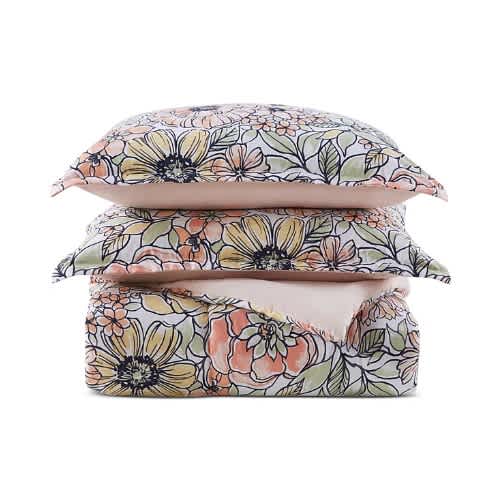 Macy's Saffron Reversible Printed 3-pc Comforter Set. Home Office Garden | HOG-HomeOfficeGarden | online marketplace