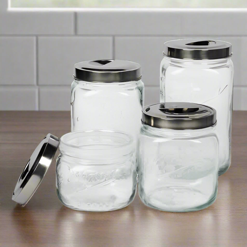 Mason Craft & More Glass Canister Set - 4-piece @ HOG