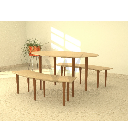 Melissa Dining Set (Dark-Brown) Home Office Garden | HOG-Home Office Garden | online marketplace)