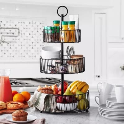 Member's Mark Wrought Iron Round Basket - 3 Tiered
Home Office Garden | HOG-Home Office Garden | HOG-Home Office Garden