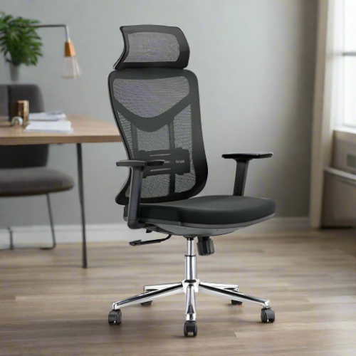 Mesh Executive Ergonomic Chair with Headrest. @HOG - Home Office Garden Online Marketplace
