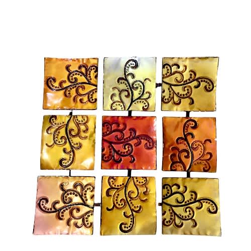 Metal Wall Sculpture Decoration - 9pcs. Home Office Garden | HOG-HomeOfficeGarden | online marketplace