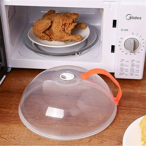 Microwave Food Cover – BPA-Free Clear Plastic – 26.5cm Diameter x 10.4cm Height. Home Office Garden | HOG-HomeOfficeGarden | online marketplace
