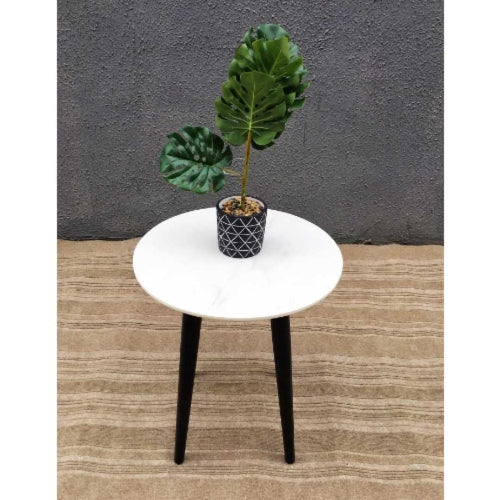 Milano Lule Faux Marble Side Lamp Table @HOG - Home Office Garden Online Marketplace