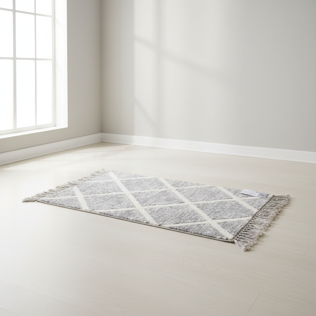 Mineral Spring Microfiber Rug - 2.5ft X 4ft - Light Grey @HOG - Home, Office, Garden, Online Marketplace