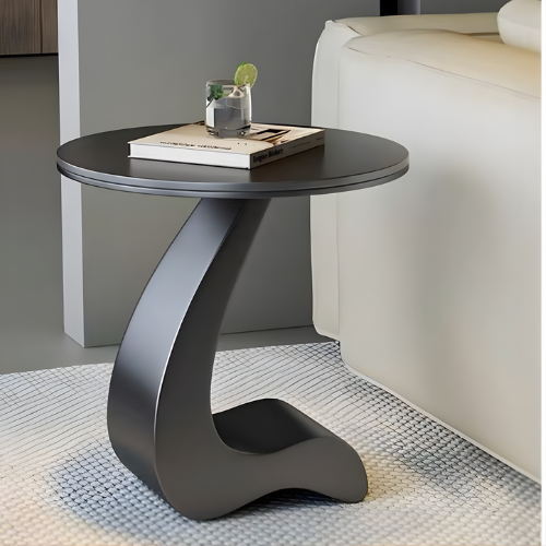 Minimalist Curved Pedestal Side Table @HOG - Home, Office, Garden, Online Marketplace