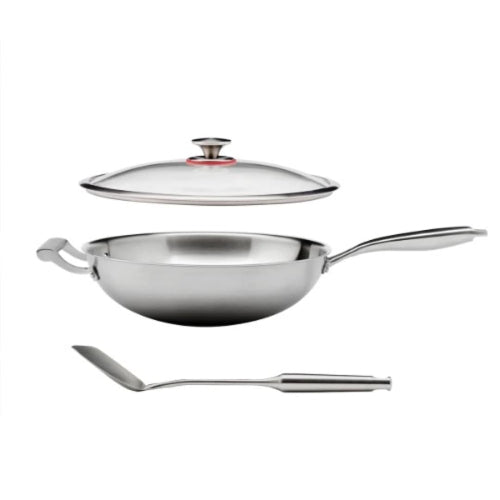 Miu Miu Stainless Steel Wok @HOG - Home Office Garden Online Marketplace