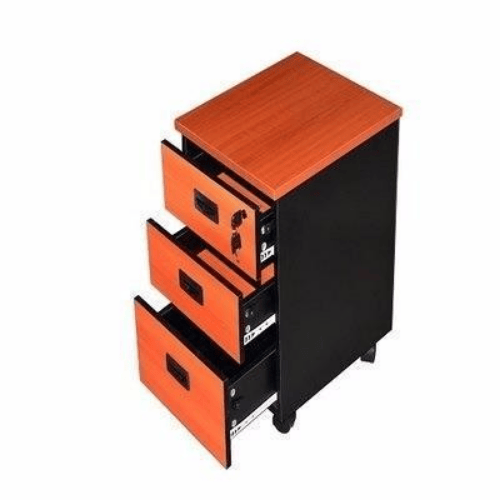 Mobile Pedestal Cabinet - Cherry @HOG - Home Office Garden Online Marketplace