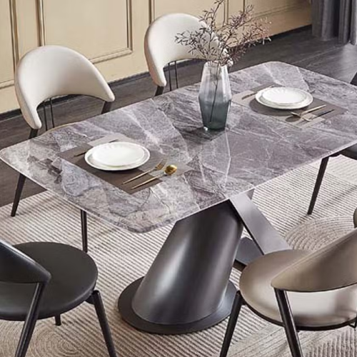 Modern 6-Seater Marble Dining Table Set. Home Office Garden | HOG-HomeOfficeGarden | online marketplace