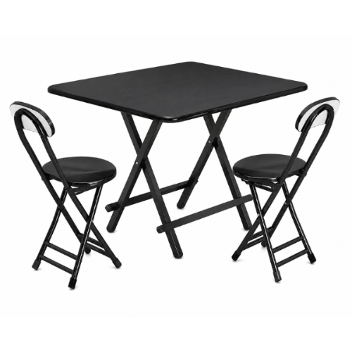 Modern Black Foldable Dining Set @HOG - Home, Office, Garden, Online Marketplace