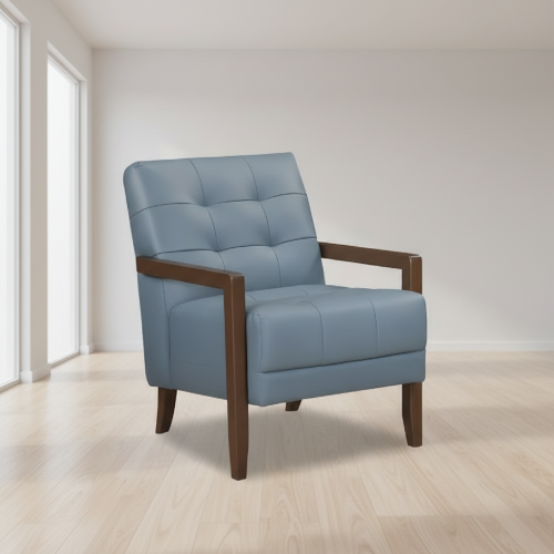 Modern Blue Upholstered Armchair @HOG - Home, Office, Online Marketplace