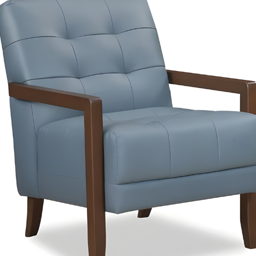 Modern Blue Upholstered Armchair @HOG - Home, Office, Online Marketplace
