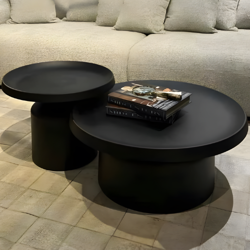 Modern Dual Round Coffee Table Set @HOG - Home, Office, Garden, Online Marketplace