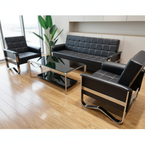 Modern Executive Leather Office Chair with Chrome Frame @HOG - Home, Office, Garden, Online Marketplace