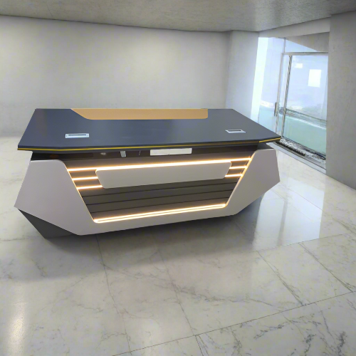 Modern Executive Office Desk 2-Meter. @HOG - Home Office Garden Online Marketplace