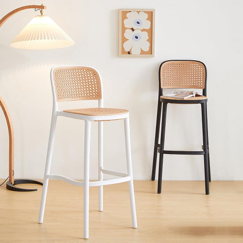 Modern Imitation Rattan Bar Chair – 103 cm Height. Home Office Garden | HOG-HomeOfficeGarden | online marketplace