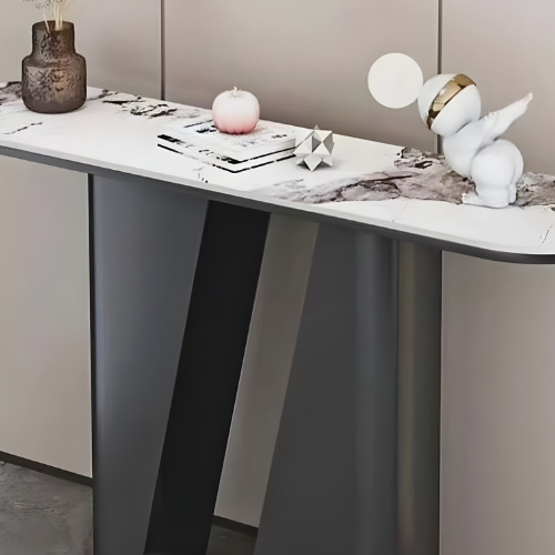 Modern Marble Console Table with Artistic Decor Ensemble @HOG - Home, Office, Garden, Online Marketplace