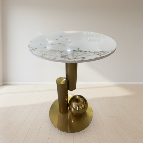 Modern Marble and Gold Side Table @HOG - Home, Office, Online Marketplace