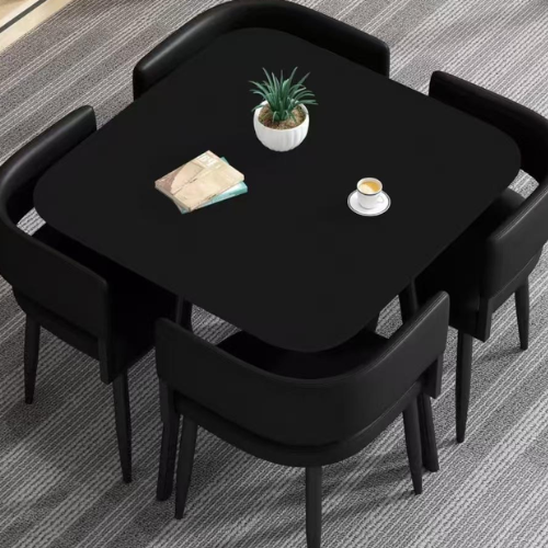 Modern Square Dining Table Set with 4 Chairs @HOG - Home, Office, Garden, Online Marketplace