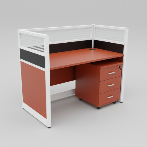 Modular Partition Single Seater Cubicles Workstation @HOG - Home Office Garden Online Marketplace