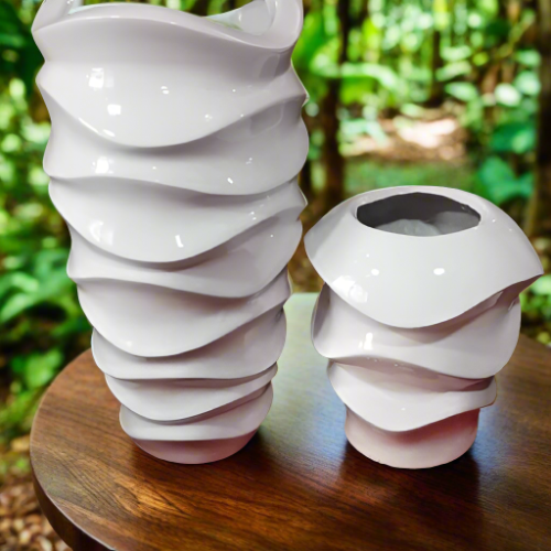 Mushroom Fiberglass Planter. @HOG - Home Office Garden Online Marketplace