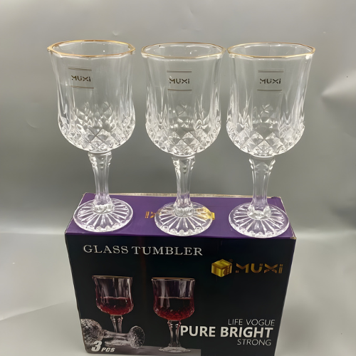 Muxi Glass Tumbler Set (3 Pieces) @HOG - Home, Office, Online Marketplace