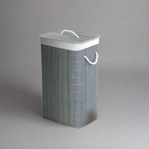 Natural Bamboo Laundry Hamper – Grey @HOG - Home, Office, Garden, Online Marketplace