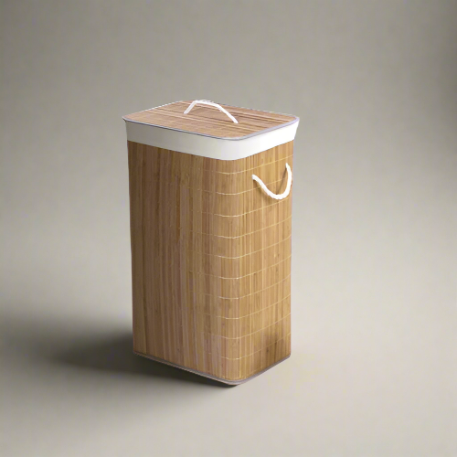 Natural Bamboo Laundry Hamper – Natural @HOG - Home Office Garden Online Marketplace