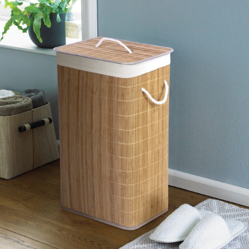 Natural Bamboo Laundry Hamper – Natural @HOG - Home, Office, Garden, Online Marketplace