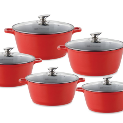 Nea 5pc Stockpot Set – Rossa (6901) @HOG - Home Office Garden Online Marketplace