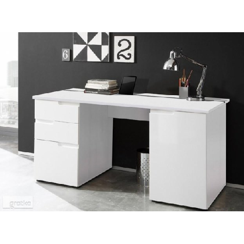 Converting Office Desk - White & Black  Home Office Garden | HOG-Home Office Garden | online marketplace