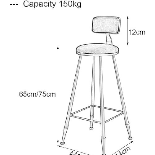 Nordic Modern Bar Stool Order Now @HOG Place