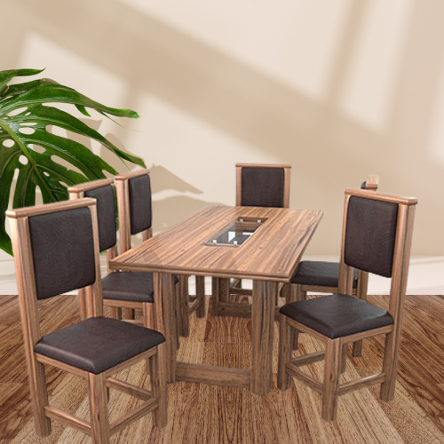 Alvar Retro 6 Seater Dining Set Order @HOG Online Marketplace