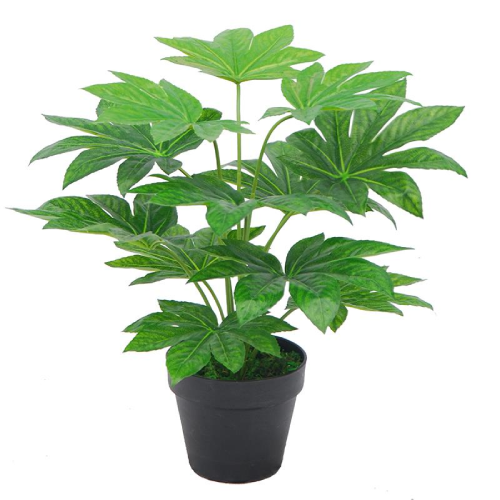 Artificial Mini Potted Japan Fatsia Plant  Home Office Garden | HOG-Home Office Garden | online marketplace