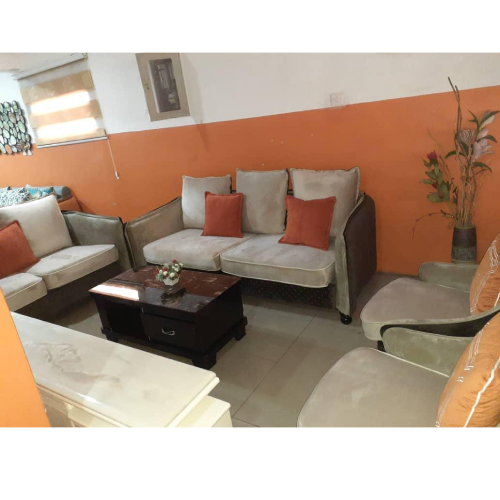 Greg Exclusive 7 Seater Fabric Set Home Office Garden | HOG-Home Office Garden | HOG-Home Office Garden