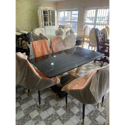 Classic Marble Dining Set Home Office Garden | HOG-Home Office Garden | HOG-Home Office Garden