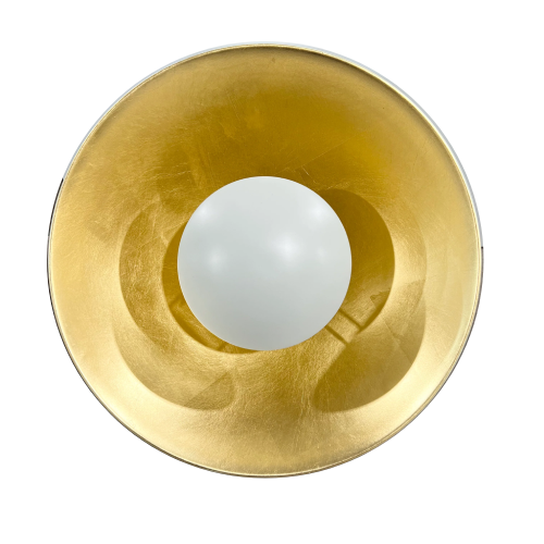 Chicago Wall Lamp Muted Grey and Brass Home Office Garden online marketplace