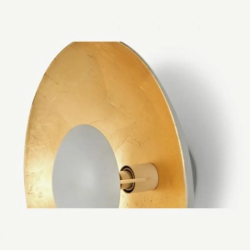 Chicago Wall Lamp Muted Grey and Brass Home Office Garden online marketplace