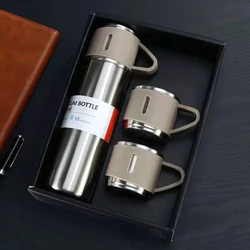 500ml Vacuum Thermos Flask With 2 Cups Set - Corporate Gift Set  Home Office Garden | HOG-Home Office Garden | online marketplace 